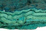 Teal Botryoidal Chrysocolla and Malachite - Chile #310123-1